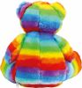 Urso de peluche com fecho multicolor