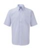 Camisas de manga curta russell frs73100 oxford blue para personalizar imagem 1