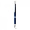 Canetas personalizadas marieta soft metal azul com logótipo imagem 1