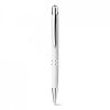 Canetas personalizadas marieta soft metal branco com logótipo imagem 1