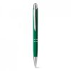 Canetas personalizadas marieta soft metal verde com logótipo imagem 1
