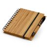 Cadernos com argolas dickens 135x81 bambu ecológico com logótipo imagem 2