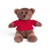Peluches personalizados bear poliéster vermelho imagem 1