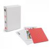 Baralhos e jogos de mesa cartes. baralho de 54 cartas papel vermelho impresso imagem 1