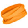 Accesorios invierno roly bandana para pescoço nanuk poliéster laranja com publicidade imagem 1
