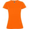 T shirts de desporto roly montecarlo woman poliéster laranja fluorescente imagem 1