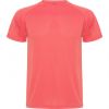 T shirts de desporto roly montecarlo poliéster coral fluor imagem 1