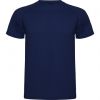 T shirts de desporto roly montecarlo poliéster azul marinho imagem 1