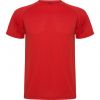 T shirts de desporto roly montecarlo poliéster vermelho imagem 1
