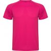 T shirts de desporto roly montecarlo poliéster rosa choque imagem 1