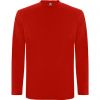 T shirts mangas compridas roly extreme 100% algodão vermelho imagem 1