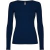 T shirts mangas compridas roly extreme woman 100% algodão azul marinho imagem 1