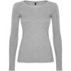 T shirts mangas compridas roly extreme woman 100% algodão cinza vigore imagem 1