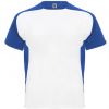 T shirts de desporto roly bugatti poliéster branco azul royal imagem 1