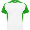 T shirts de desporto roly bugatti poliéster branco verde samambaia imagem 1