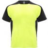 T shirts de desporto roly bugatti poliéster amarelo fluorescente preto imagem 1