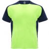 T shirts de desporto roly bugatti poliéster verde fluorescente azul marinho imagem 1