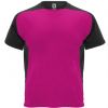 T shirts de desporto roly bugatti poliéster rosa choque preto imagem 1