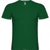 T shirts manga curta roly samoyedo 100% algodão garrafa verde para personalizar imagem 1