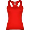 T shirts de alçass roly carolina woman 100% algodão vermelho com publicidade imagem 1