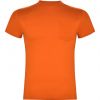T shirts manga curta roly teckel 100% algodão laranja imagem 1