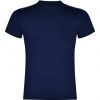 T shirts manga curta roly teckel 100% algodão azul marinho imagem 1