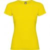 T shirts manga curta roly jamaica woman 100% algodão amarelo para personalizar imagem 1