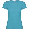 T shirts manga curta roly jamaica woman 100% algodão turquesa para personalizar imagem 1