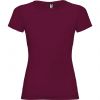 T shirts manga curta roly jamaica woman 100% algodão burgundy para personalizar imagem 1