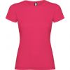 T shirts manga curta roly jamaica woman 100% algodão rosa choque para personalizar imagem 1