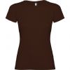 T shirts manga curta roly jamaica woman 100% algodão chocolate para personalizar imagem 1