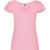 T shirts manga curta roly guadalupe woman 100% algodão rosa claro imagem 1
