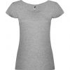 T shirts manga curta roly guadalupe woman 100% algodão cinza vigore imagem 1