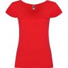 T shirts manga curta roly guadalupe woman 100% algodão vermelho imagem 1