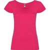 T shirts manga curta roly guadalupe woman 100% algodão rosa choque imagem 1