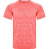 T shirts de desporto roly austin poliéster coral fluor vigore para personalizar imagem 1