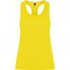 T shirts de desporto roly aida woman poliamida amarelo fluorescente com logótipo imagem 1