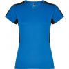 T shirts de desporto roly suzuka woman poliéster azul royal preto imagem 1