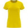 T shirts manga curta roly capri woman 100% algodão amarelo imagem 1