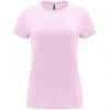 T shirts manga curta roly capri woman 100% algodão rosa claro imagem 1