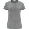 T shirts manga curta roly capri woman 100% algodão cinza vigore imagem 1