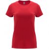 T shirts manga curta roly capri woman 100% algodão vermelho imagem 1