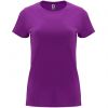 T shirts manga curta roly capri woman 100% algodão púrpura imagem 1
