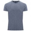 T shirts manga curta roly husky 100% algodão azul denim imagem 1