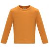 T shirts mangas compridas roly baby ls 100% algodão laranja com logótipo imagem 1