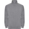 Sweatshirts fecho écler roly aneto algodão cinza vigore com publicidade imagem 1