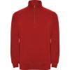 Sweatshirts fecho écler roly aneto algodão vermelho com publicidade imagem 1