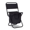 Cadeiras de praia de poliéster preto para personalizar a vista 1
