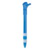 Bolígrafos originales hello de plástico azul con impresión vista 1