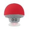 Alto-falantes de cogumelo de plástico vermelho vista 1